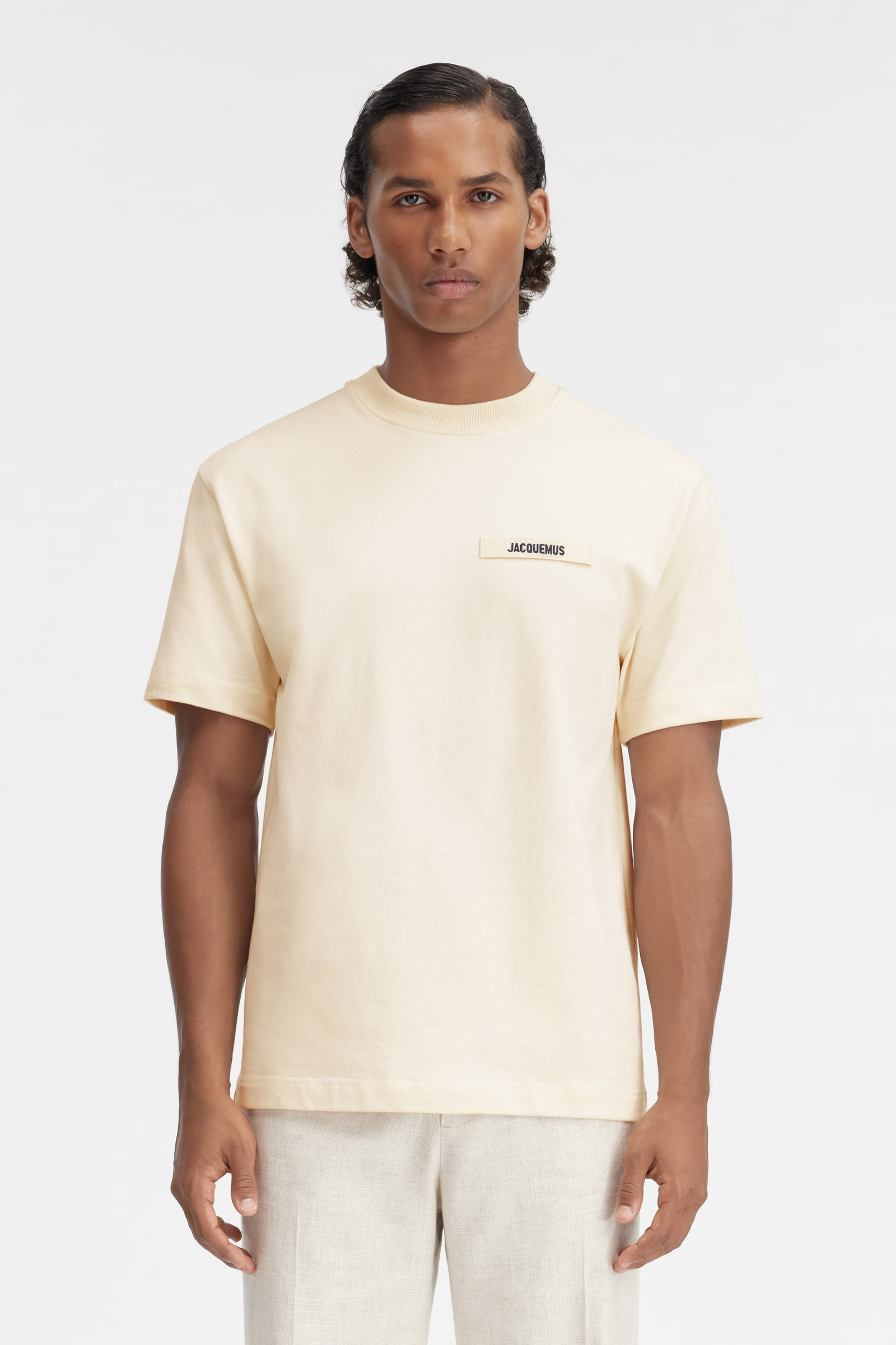 JACQUEMUS Футболка з логотипом Gros Grain 245JS208-2125-150