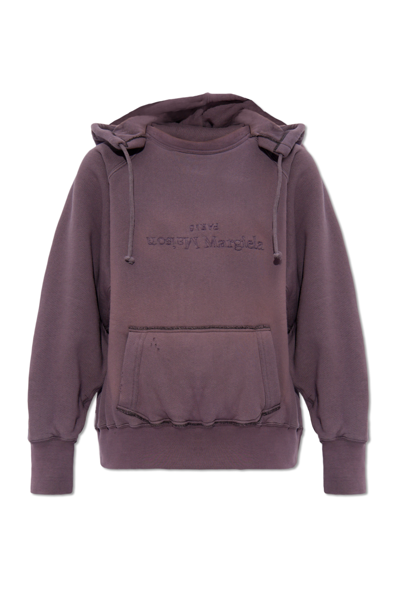 Maison Margiela PURPLE Hoodie with logo S51GU0128 STJ401-962