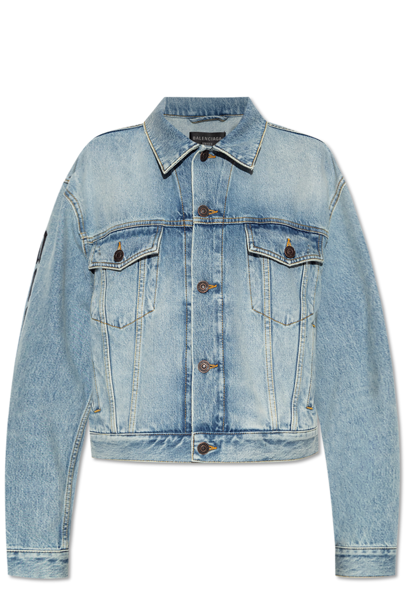 Balenciaga BLUE Denim jacket 793893 TDW14-4141