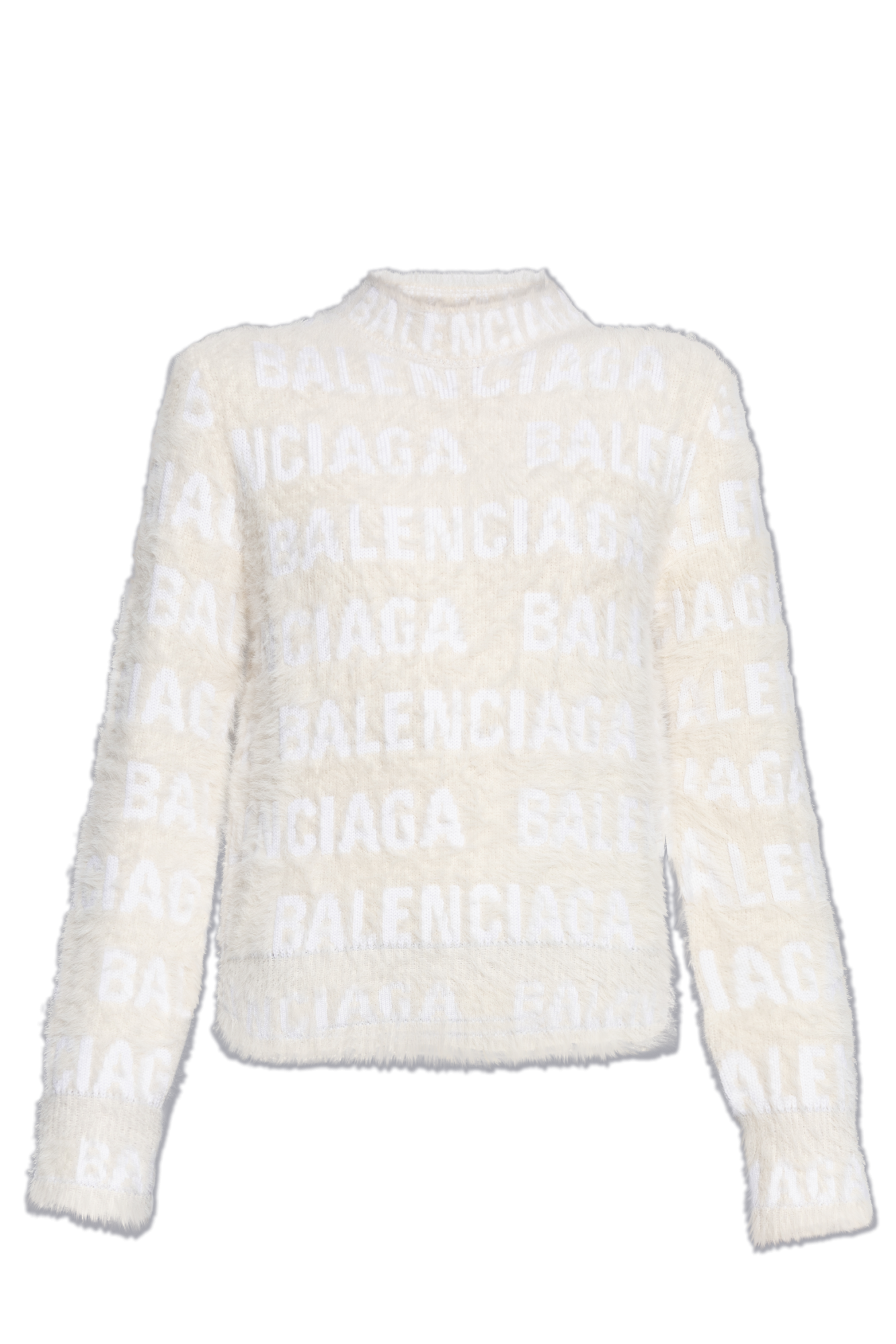 Balenciaga cream Monogram Sweater 769027 T6230-9002