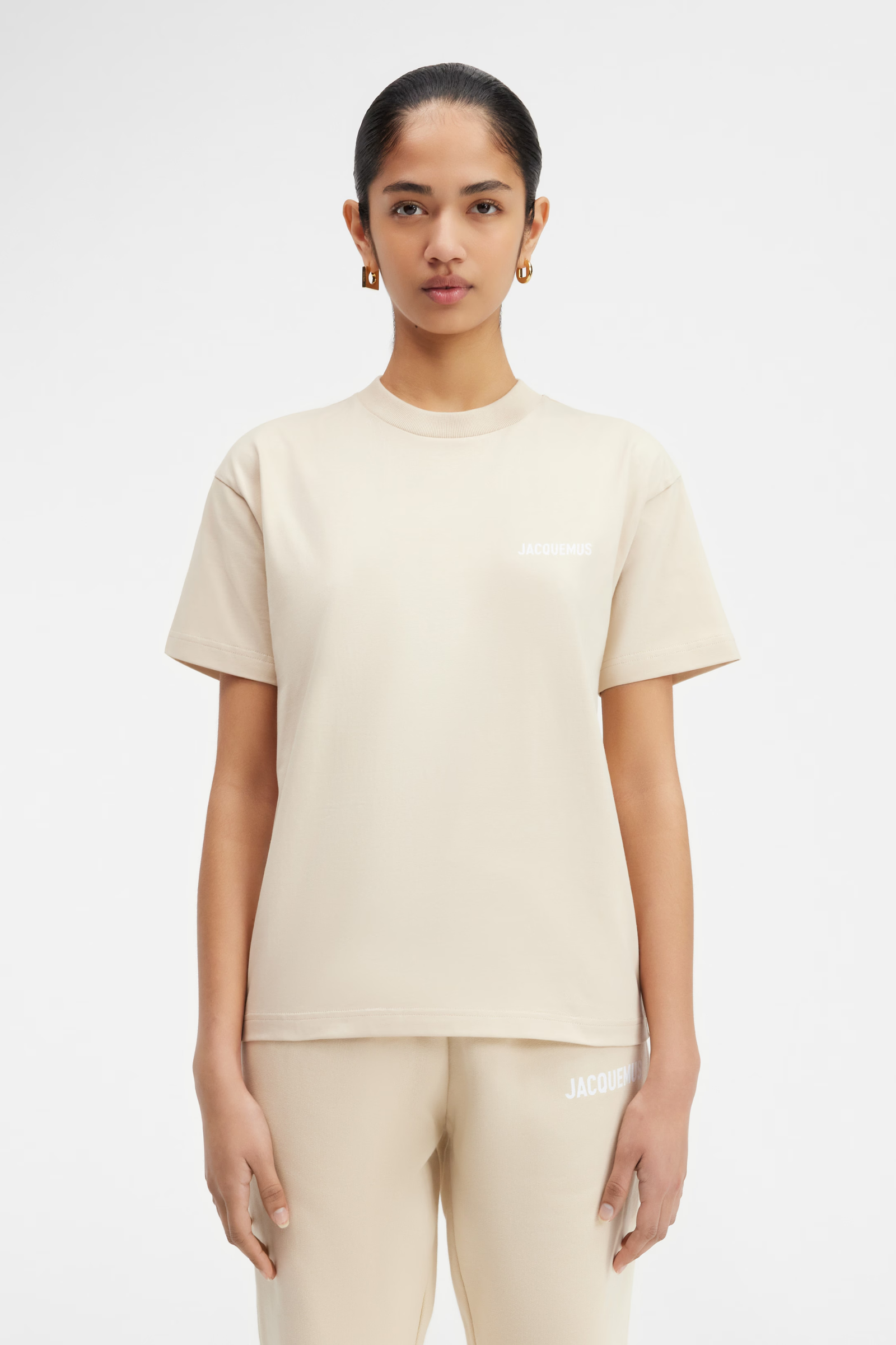 JACQUEMUS Jacquemus Футболка з логотипом 216JS207-2480-130 — 216JS207-2480-130-XS