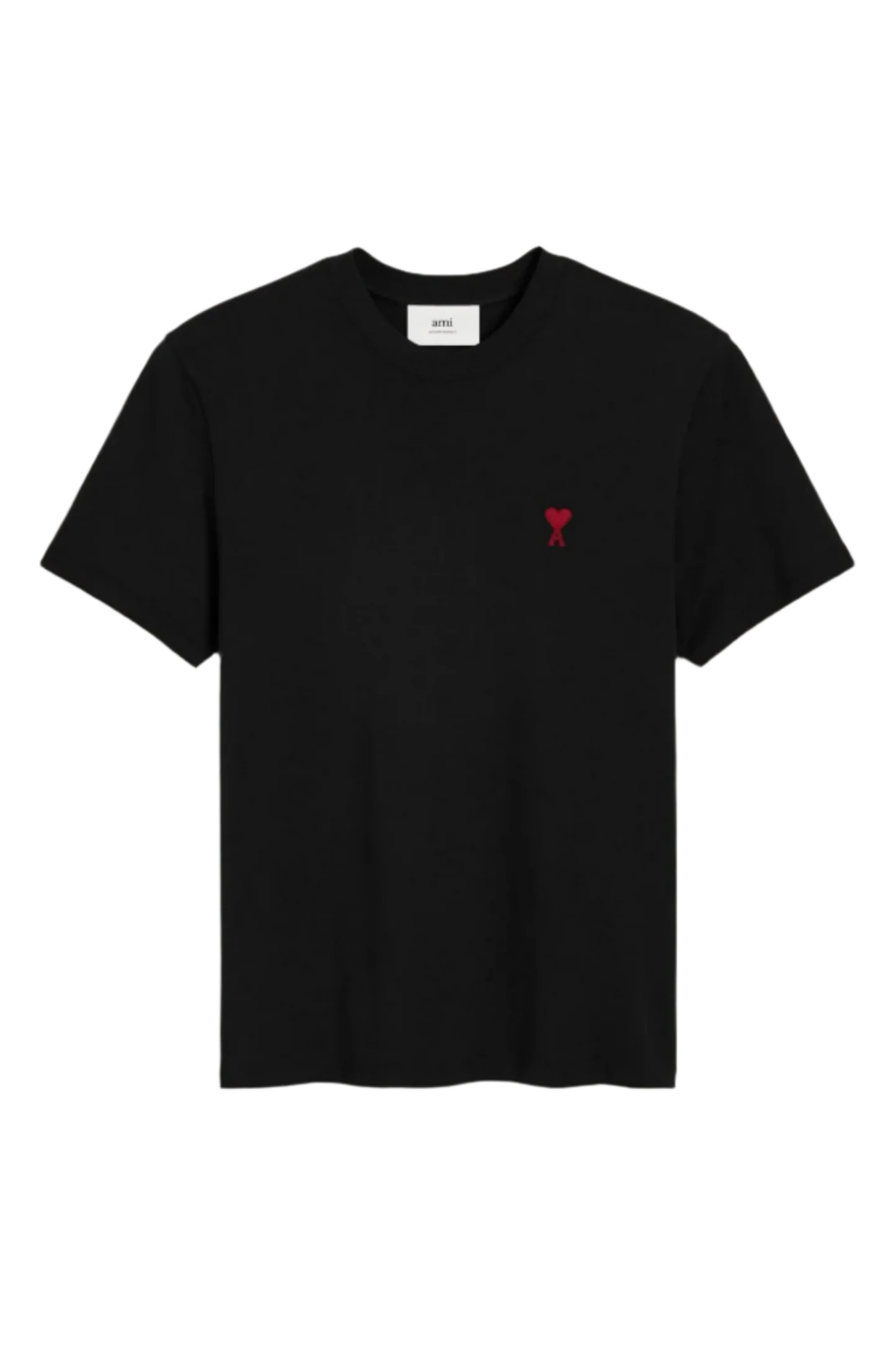 Ami Alexandre Mattiussi BLACK T-shirt with logo E21HJ128.726.001