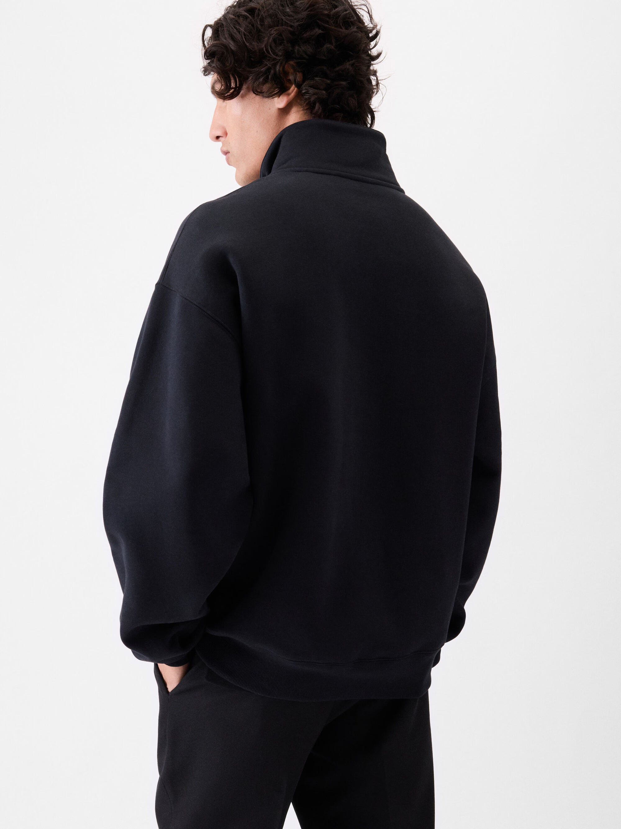 JACQUEMUS Світшот з логотипом Gros Grain з блискавкою