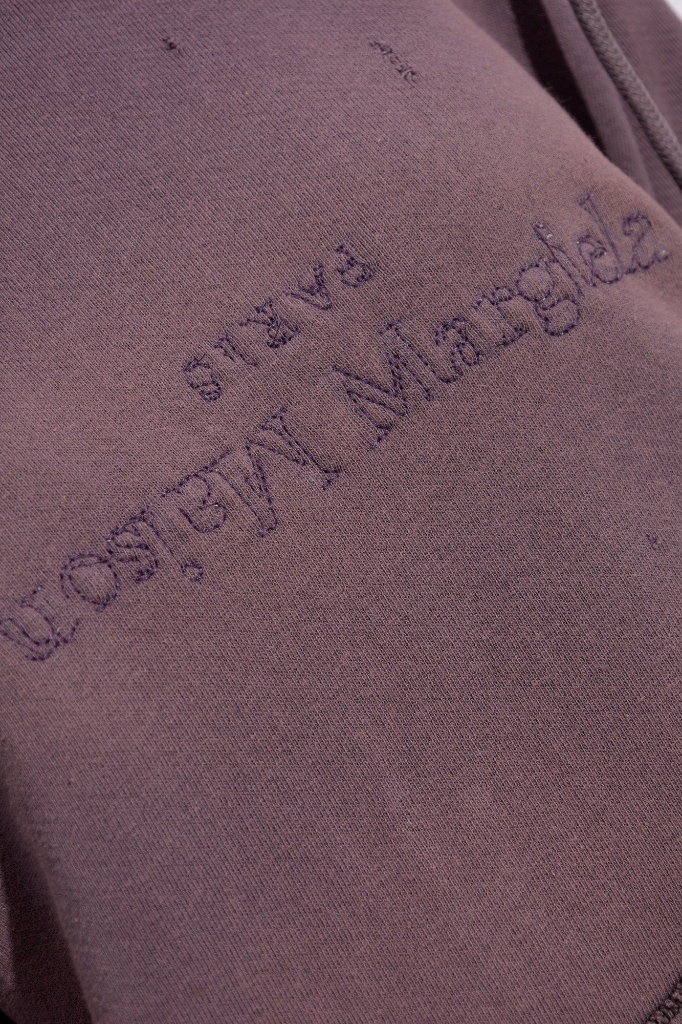 Maison Margiela PURPLE Hoodie with logo S51GU0128 STJ401-962