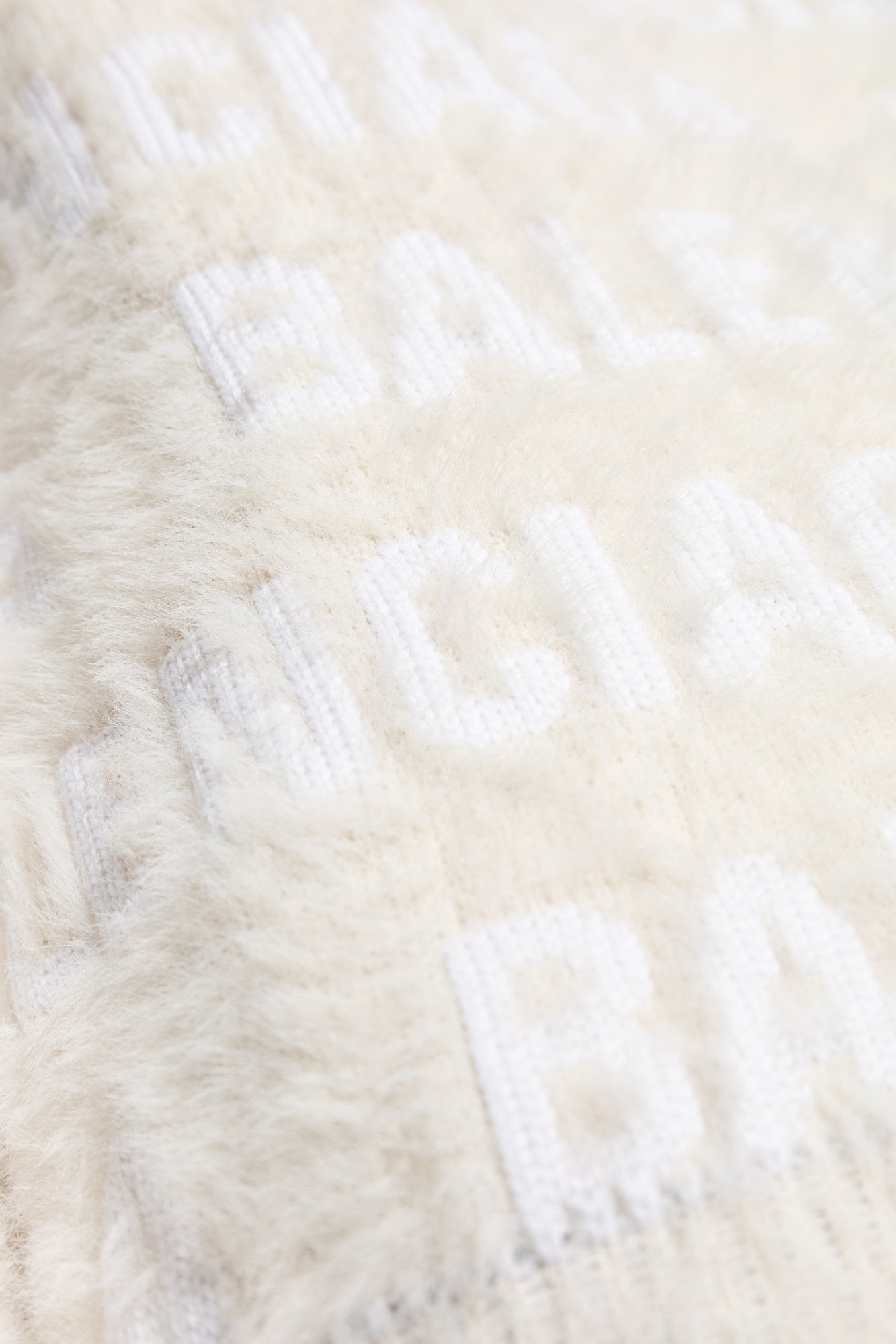 Balenciaga cream Monogram Sweater 769027 T6230-9002