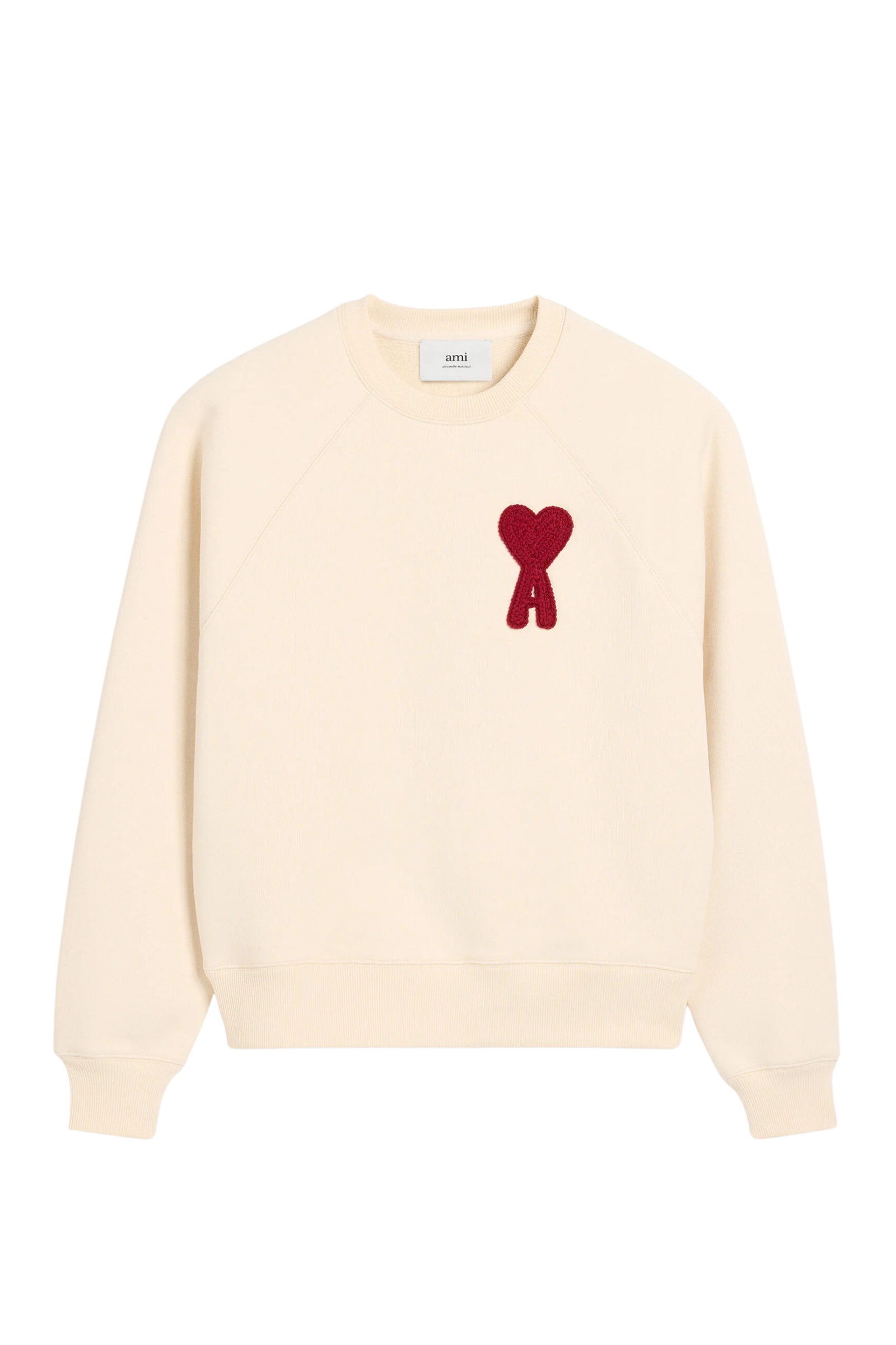 AMI PARIS Світшот з патчем Ami de Coeur