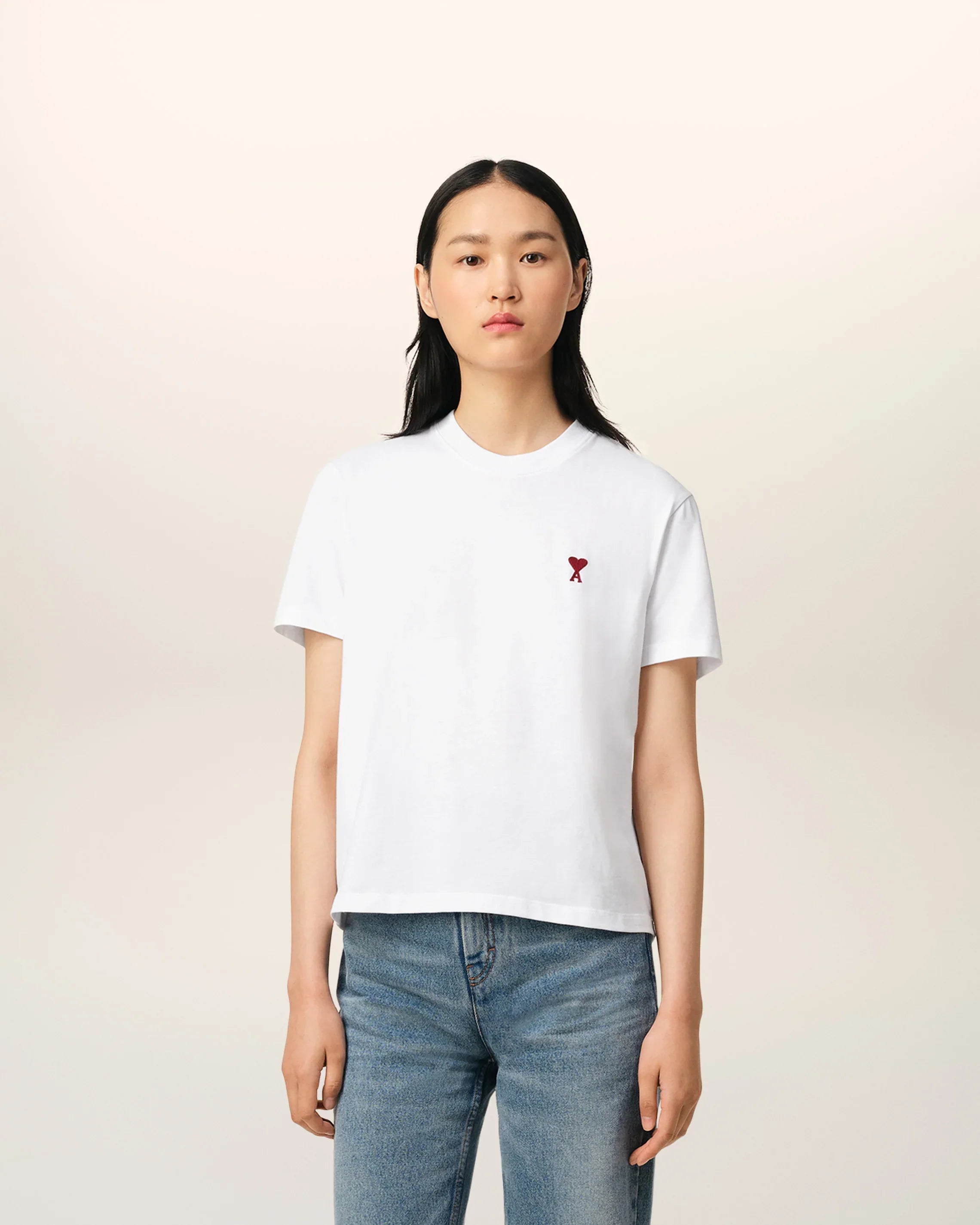 Ami Paris Футболка з монограмою Ami de Coeur H25BFUTS035.724.100