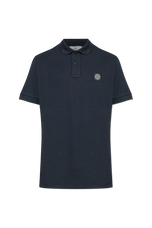 Stone Island NAVY BLUE Polo with logo 1