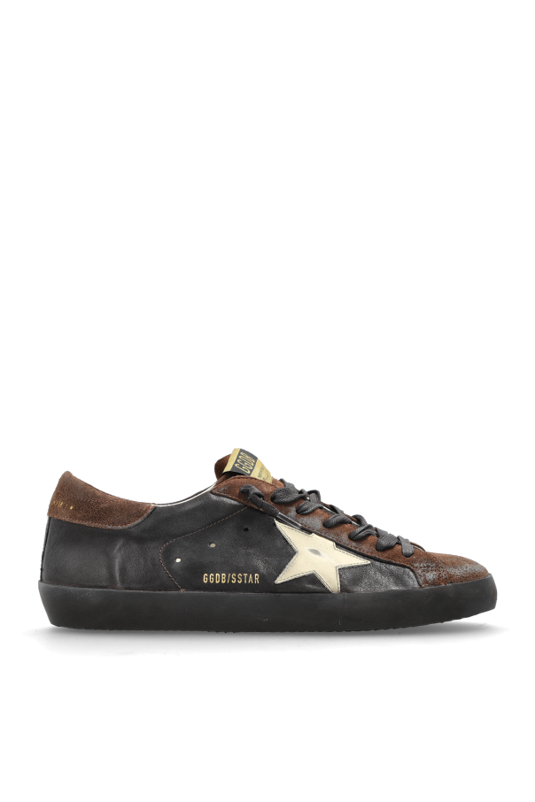 Golden Goose Brown ‘Super-Star Classic With List’ Sports Shoes