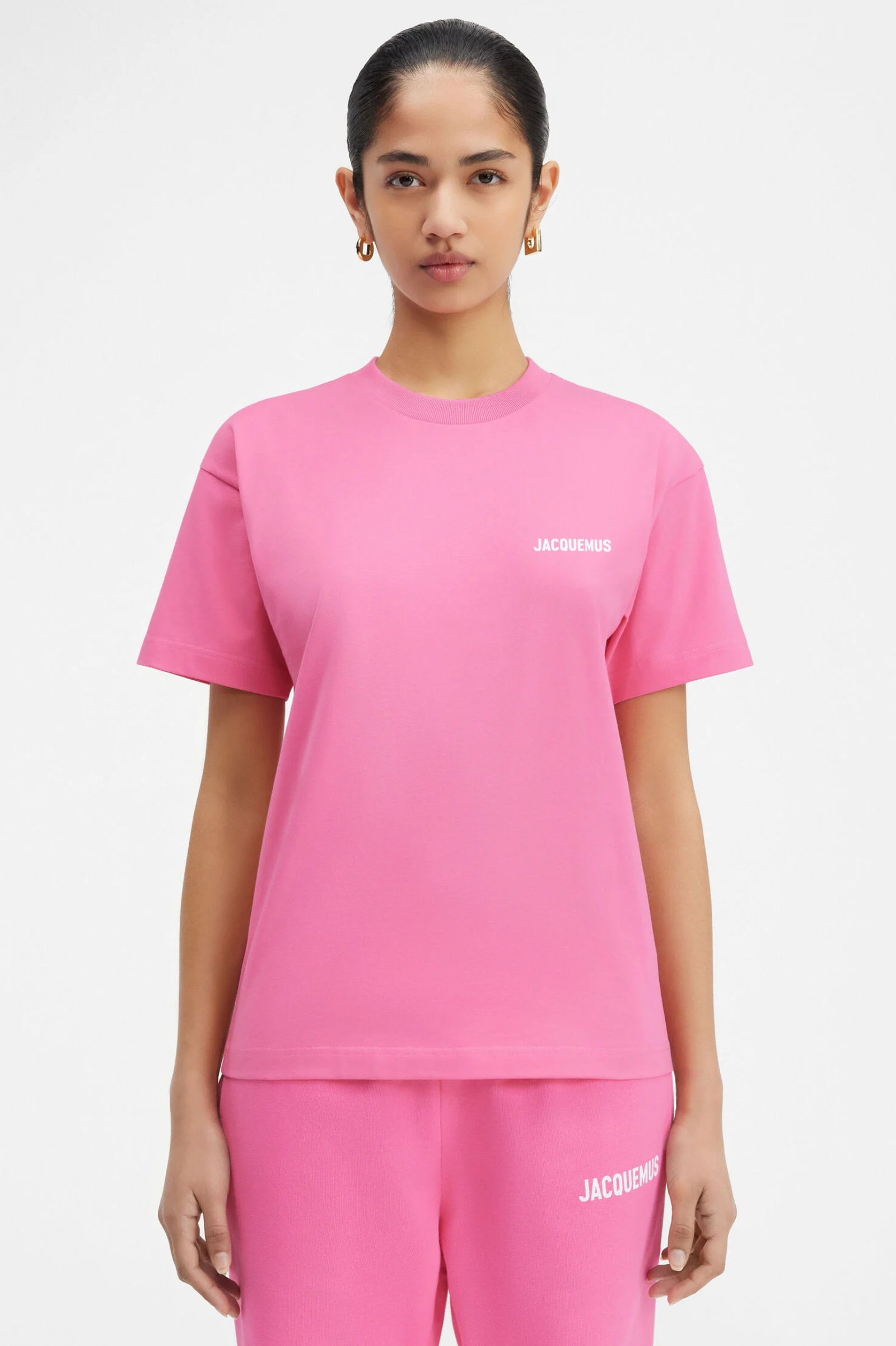 The Jacquemus t-shirt LES CLASSIQUES Logo t-shirt Pink