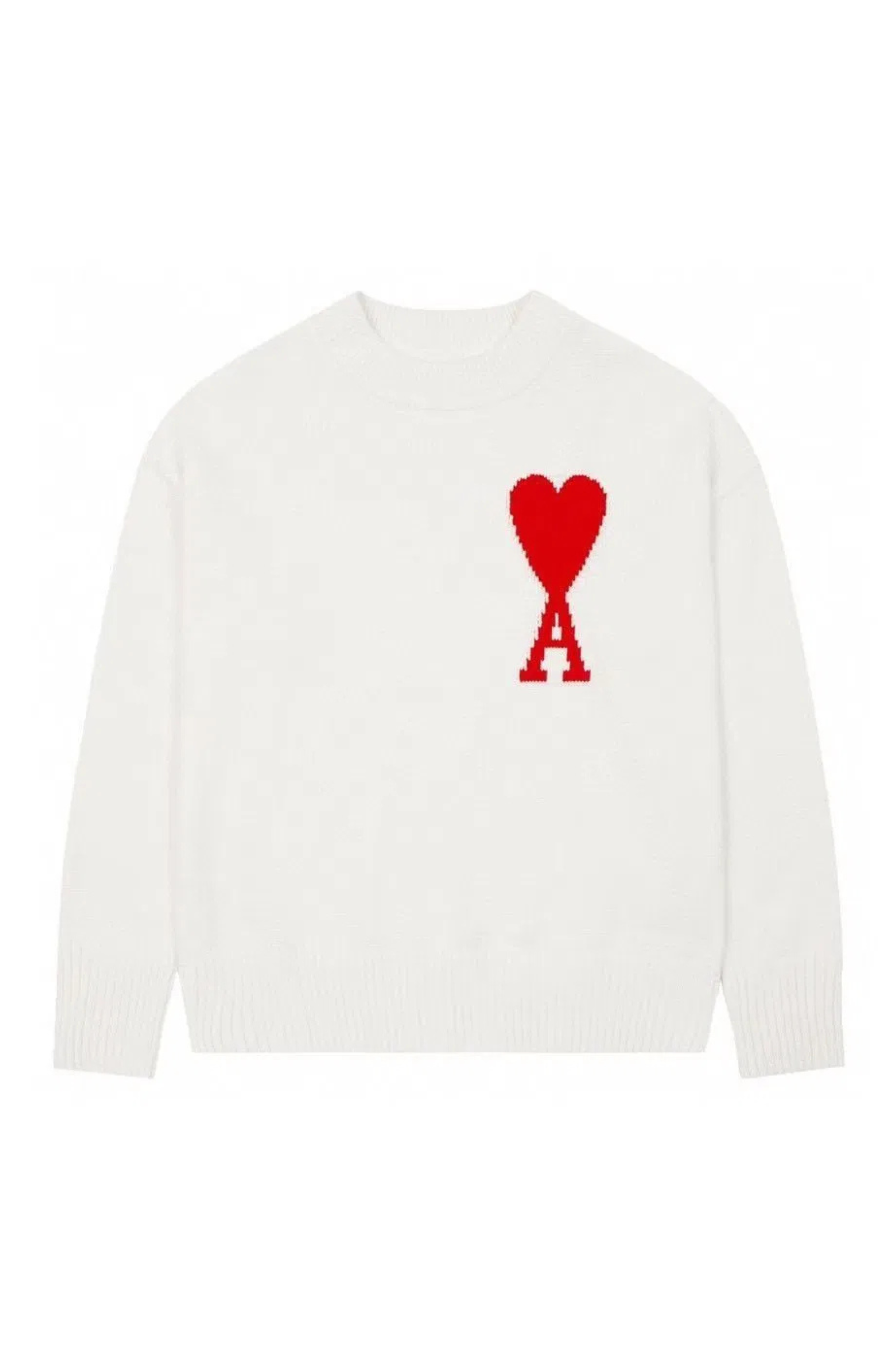 Ami Paris Sweater Permanent collection White