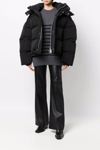 Ami Paris Пуховик з монограмою Ami de Coeur UJK401276