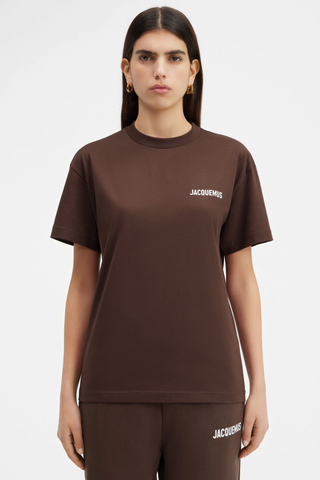 The Jacquemus t-shirt LES CLASSIQUES Logo t-shirt Brown