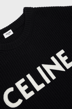 Celine Светр Оверсайз в рубчик 2A19R423P.38NO-BLACK
