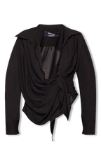 Jacquemus BLACK Asymmetrical top 213SH02-213 102-990
