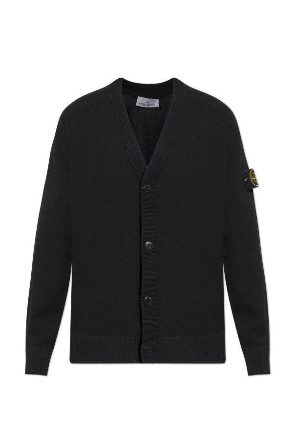 Stone Island
Stone Island BLACK Wool cardigan with logo patch