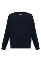 Stone Island NAVY BLUE Sweater with logo K1S155100036 S00B5-V0020