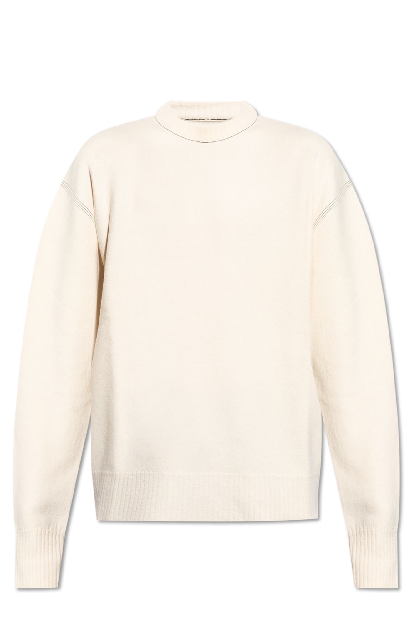 JIL SANDER cream Wool sweater J22GP0244 J14761-109