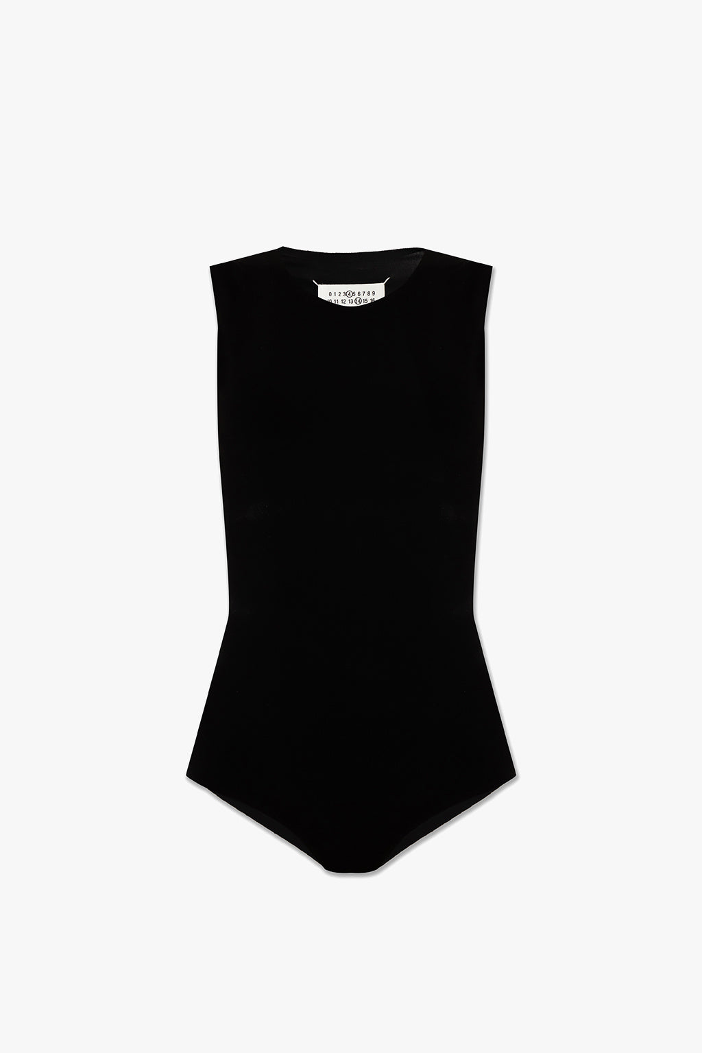 Maison Margiela BLACK Sleeveless bodysuit SI0NA0001 S23976-900