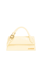 Jacquemus YELLOW ‘Le Chiquito Long Boucle’ shoulder bag 233BA326 3164-205