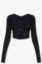 Jacquemus BLACK ‘Pralu’ top 213KN108 2190-990