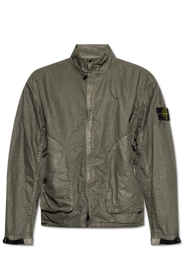 Stone Island
Stone Island GREEN Jacket Organic-Look Nylon Panama-TC