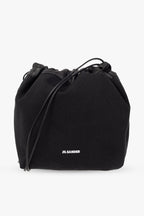 JIL SANDER BLACK ‘Dumpling’ bucket bag J07WG0027 P4860-001