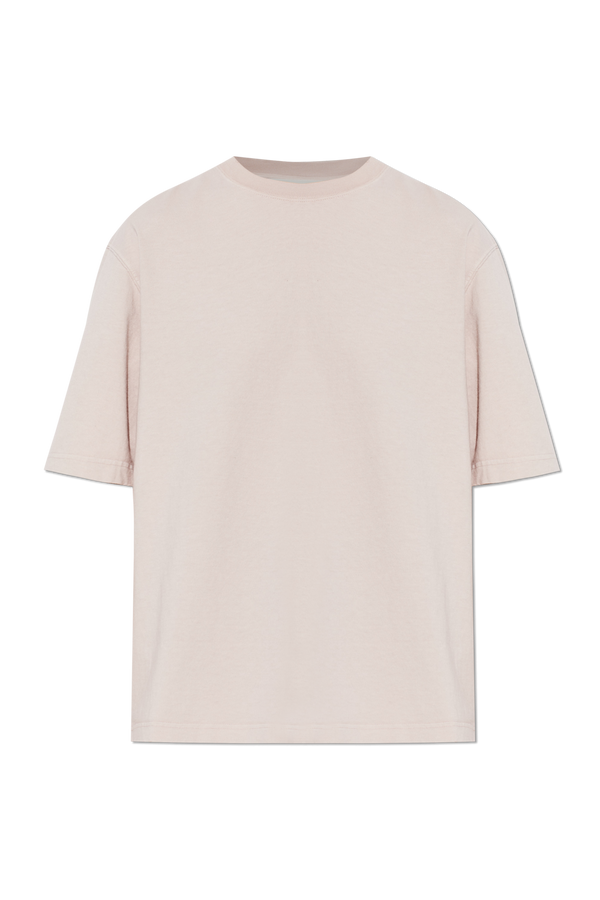 Golden Goose PINK T-shirt with logo — фото 1