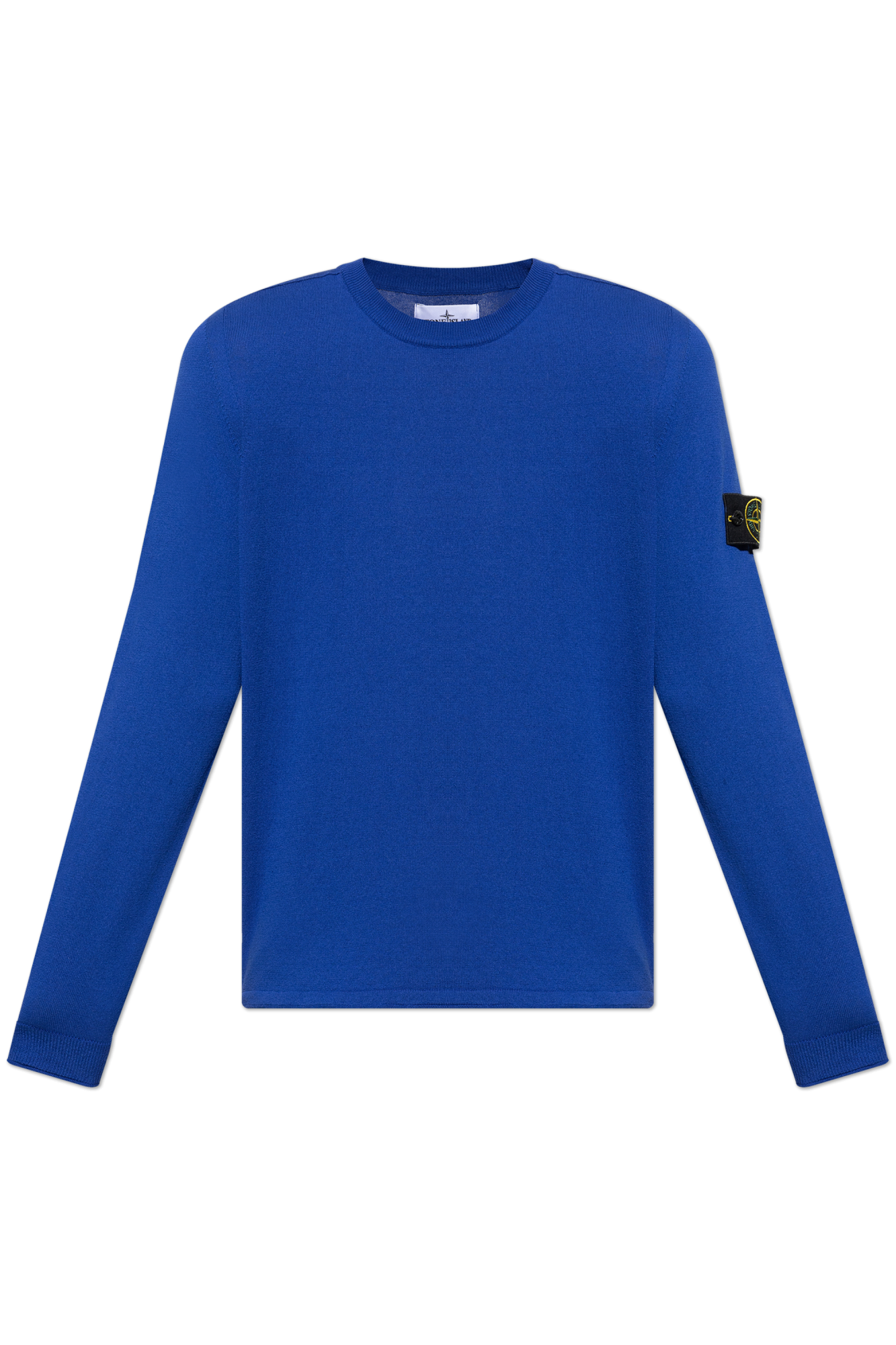 Stone Island BLUE Sweater with logo patch K1S155100062 S00B9-V0022