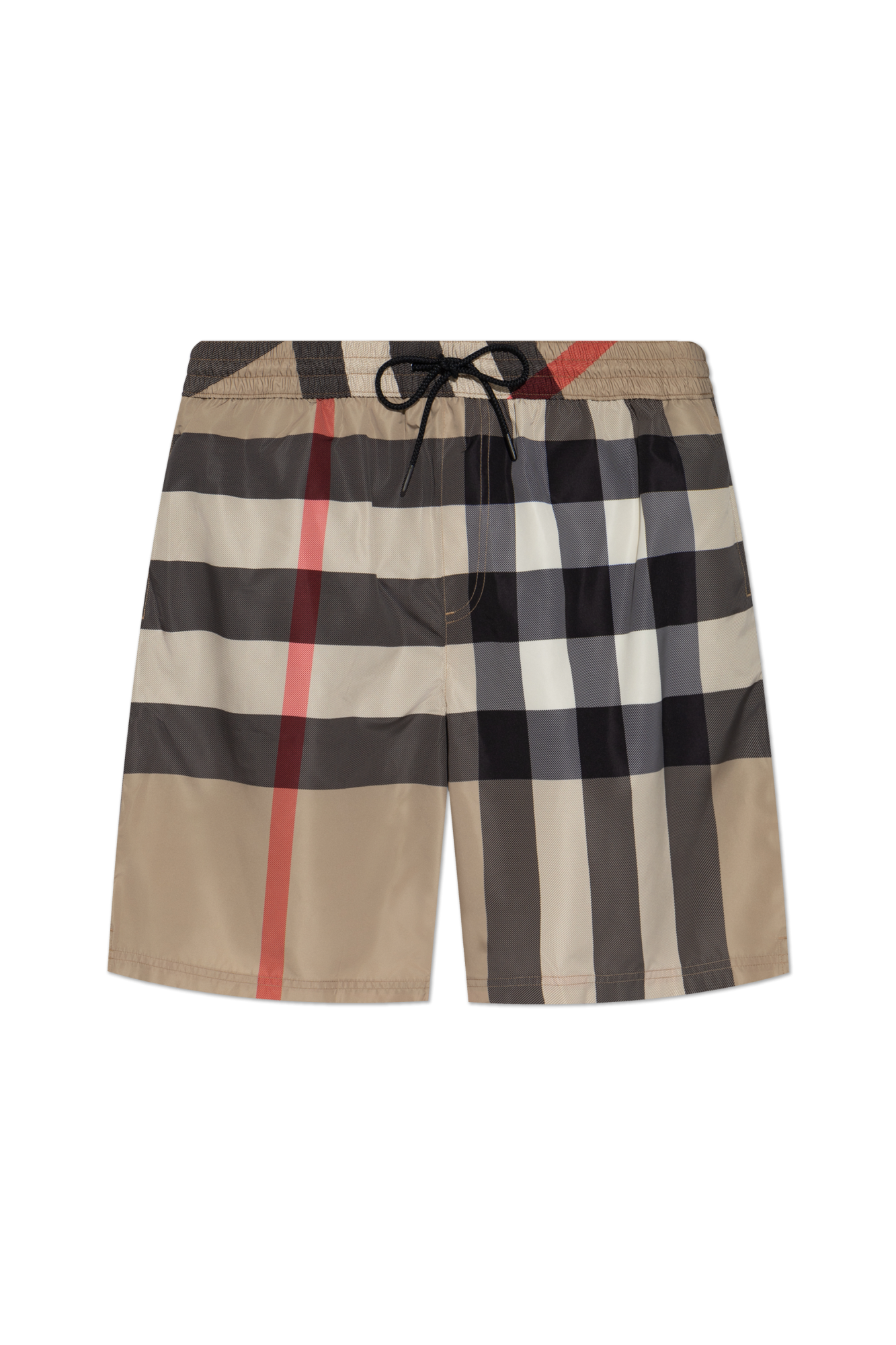 Burberry
Burberry beige Plaid-pattern swim shorts