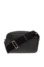 Gucci BLACK ‘GG Jumbo’ shoulder bag  766946 AABY7-1000