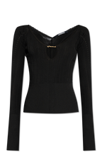 Jacquemus BLACK Top 'Pralu' 241KN357 2358-990