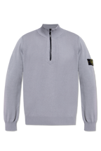 Stone Island GREY Sweater with stand-up collar K1S155100063 S00B2-V0024