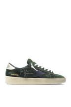 Golden Goose Green "Stardan With Collarino And Lace Loops" sports shoes