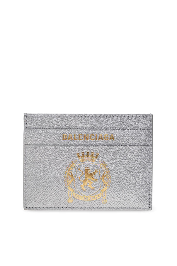 Balenciaga
Balenciaga SILVER Leather card holder with logo