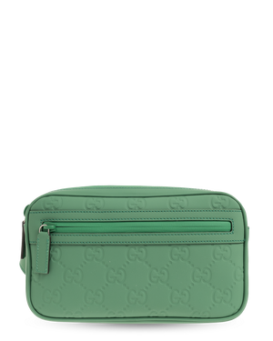 Gucci GREEN Monogrammed belt bag 771422 AAC0J-3743
