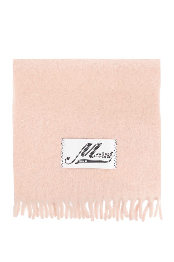 Marni Wool scarf with logo