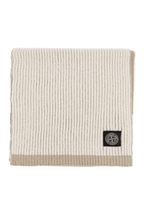 Stone Island
Stone Island cream Scarf with logo patch