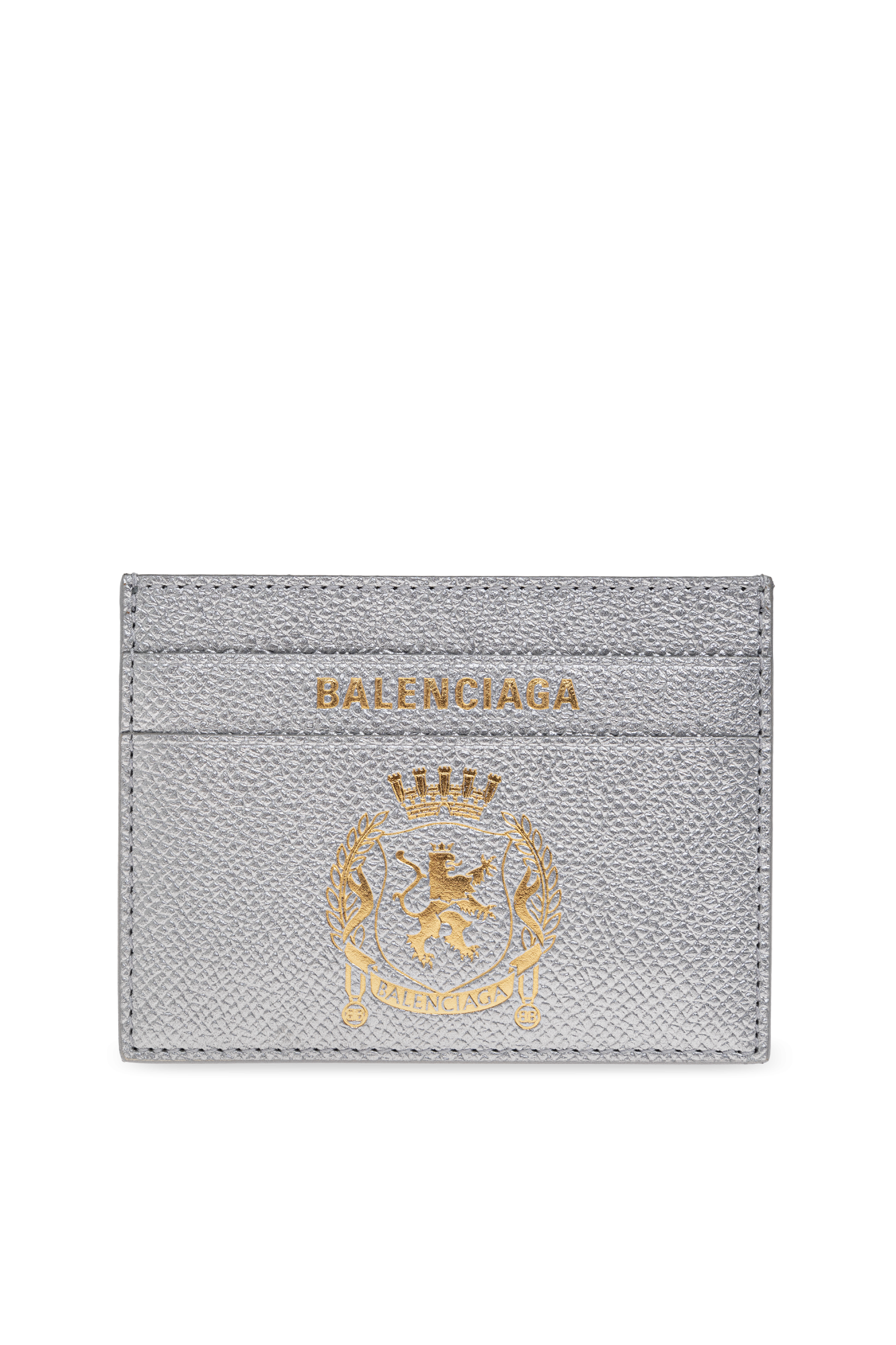 Balenciaga
Balenciaga SILVER Leather card holder with logo