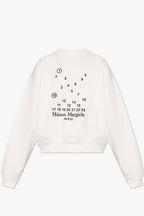 Maison Margiela WHITE Sweatshirt with logo S51GU0118 S25540-101