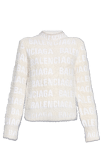 Balenciaga cream Monogram Sweater 769027 T6230-9002