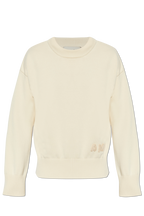 Ami Alexandre Mattiussi cream Sweater with embroidered logo HKS163 KN0063-136