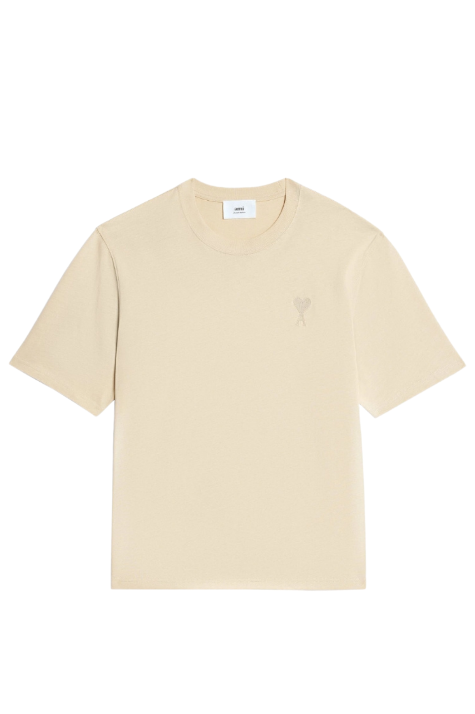 ami-paris-t-shirt-ami-de-coeur-beige-ss23-UTS004-726-714