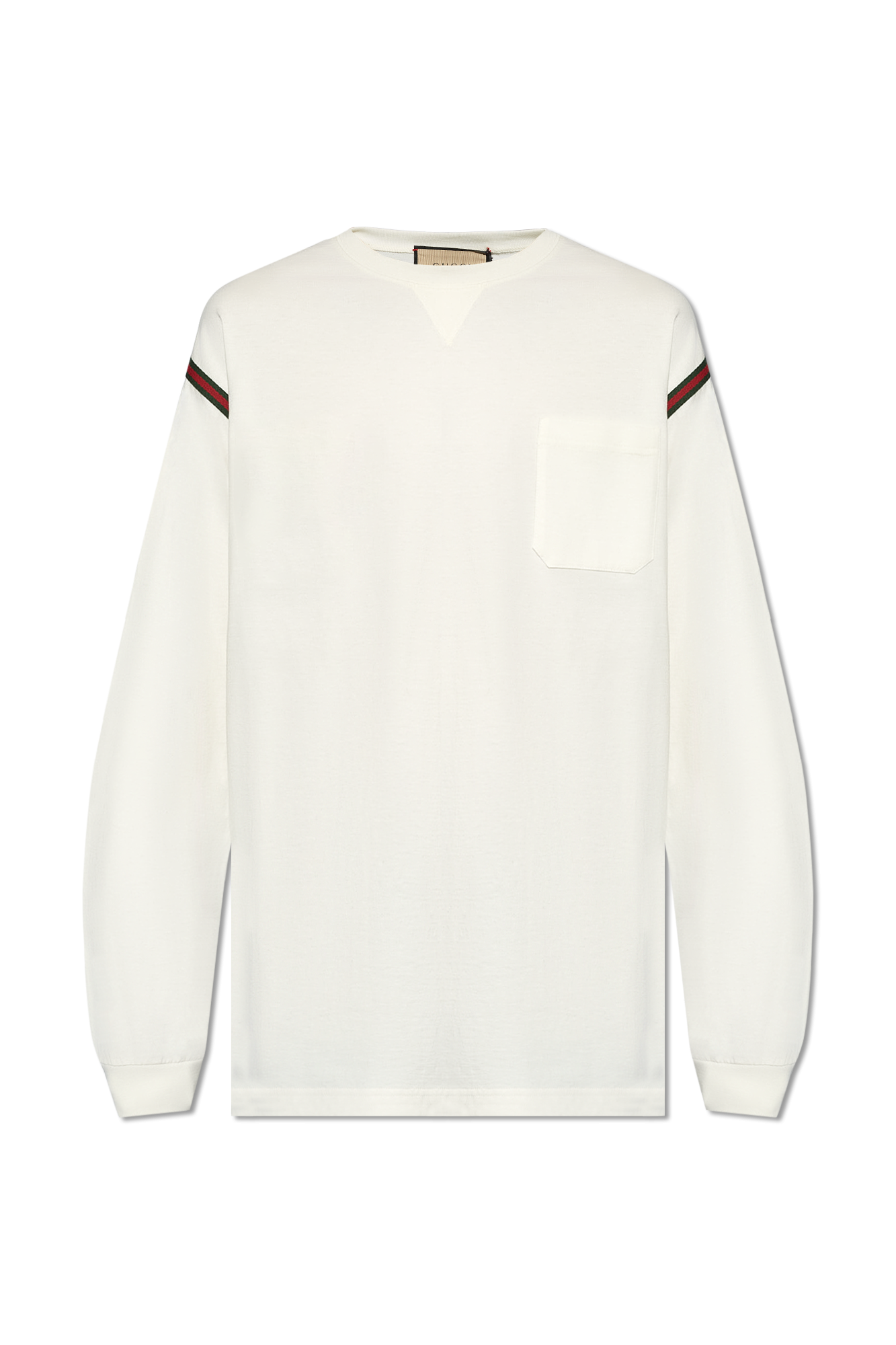 Gucci cream T-shirt with long sleeves  768441 XJF3T-9088