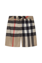 Burberry
Burberry beige Plaid-pattern swim shorts