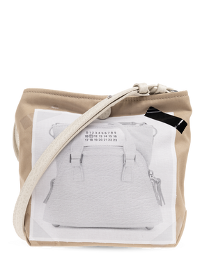 Maison Margiela beige Shoulder bag with logo SB1WC0009 P6436-HA192