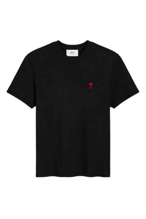 Ami Alexandre Mattiussi BLACK T-shirt with logo E21HJ128.726.001