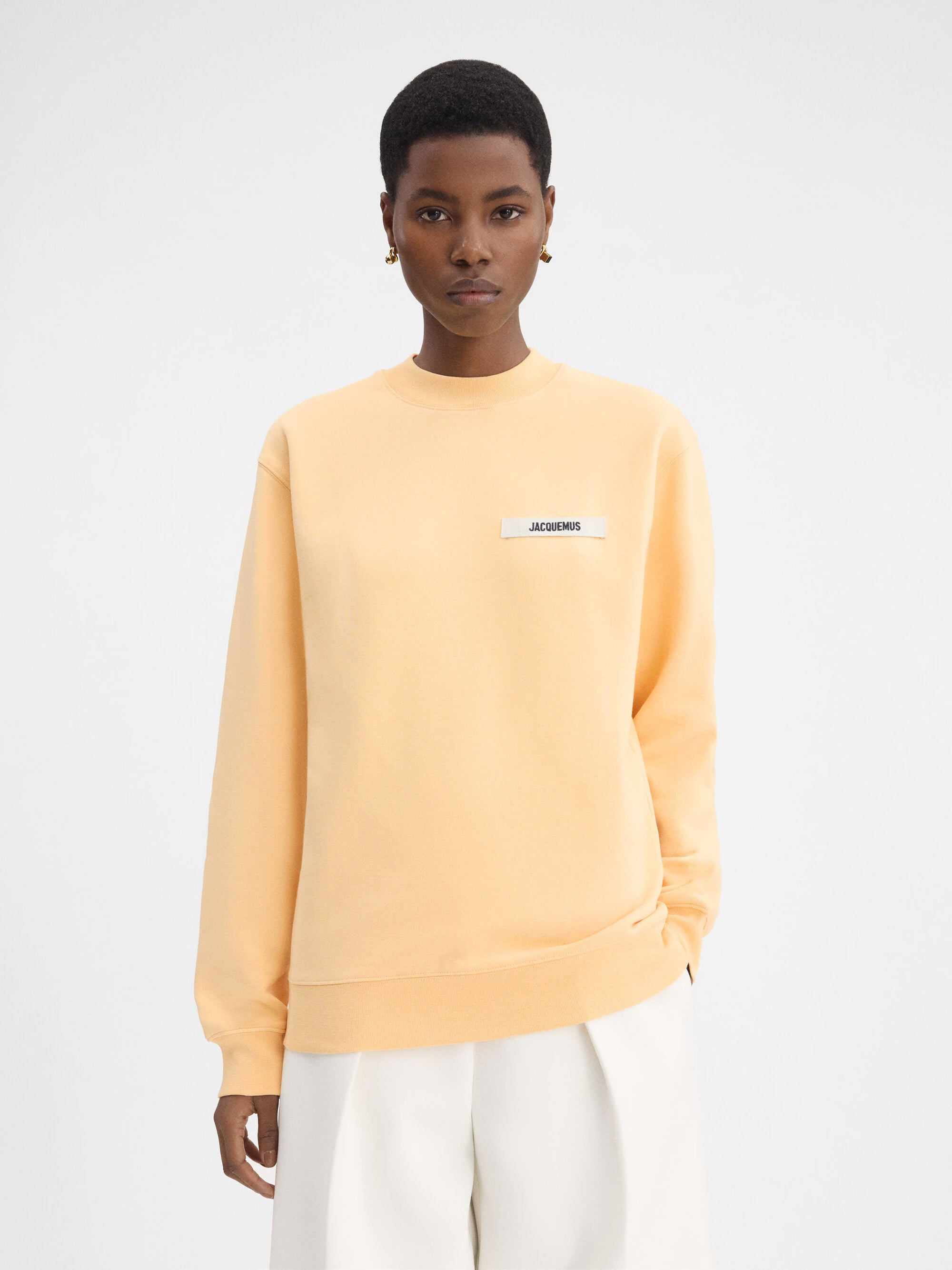 JACQUEMUS Світшот з логотипом Gros Grain