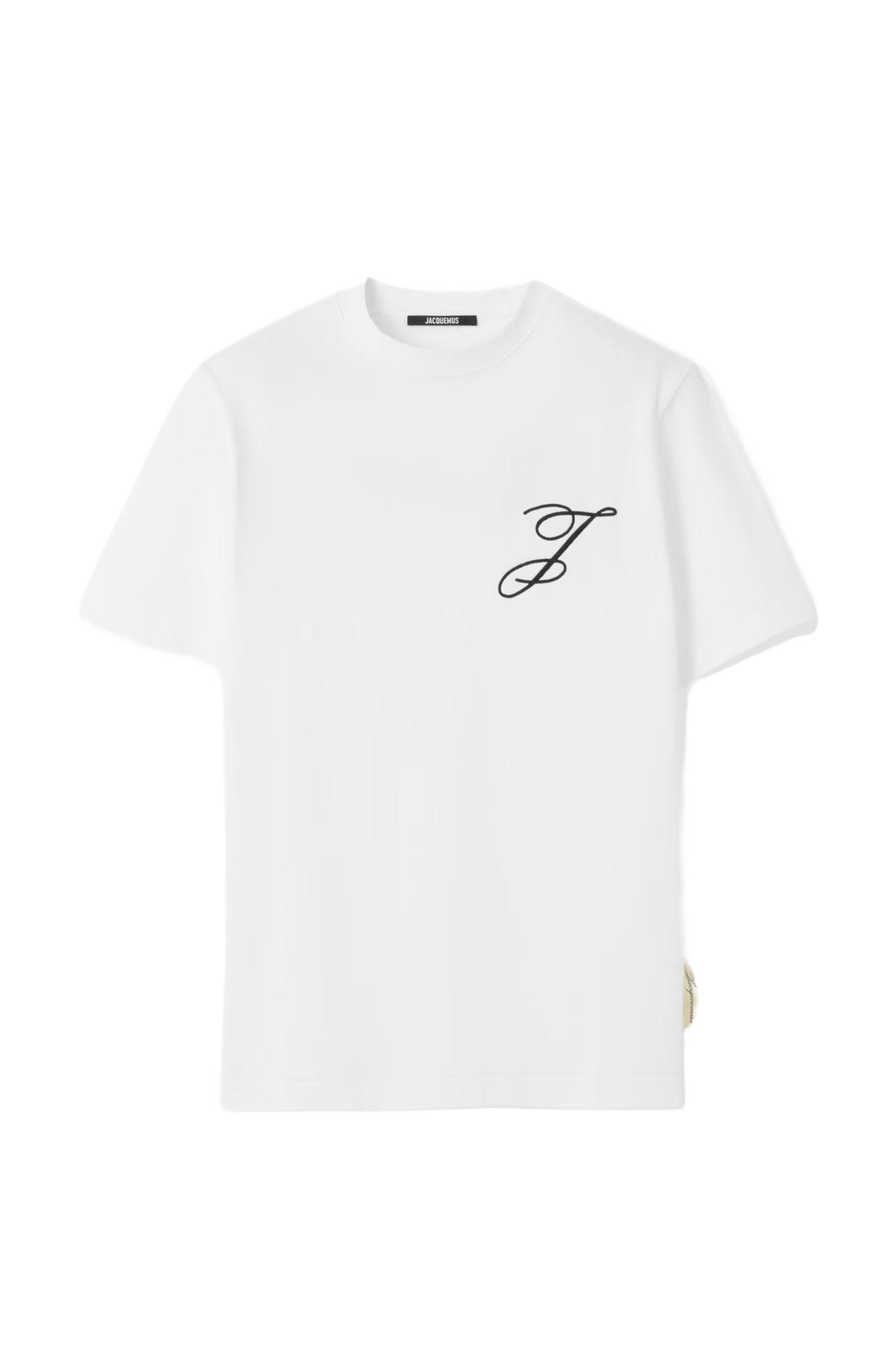 The Logo t-shirt Short-sleeve t-shirt with embroidered logos White