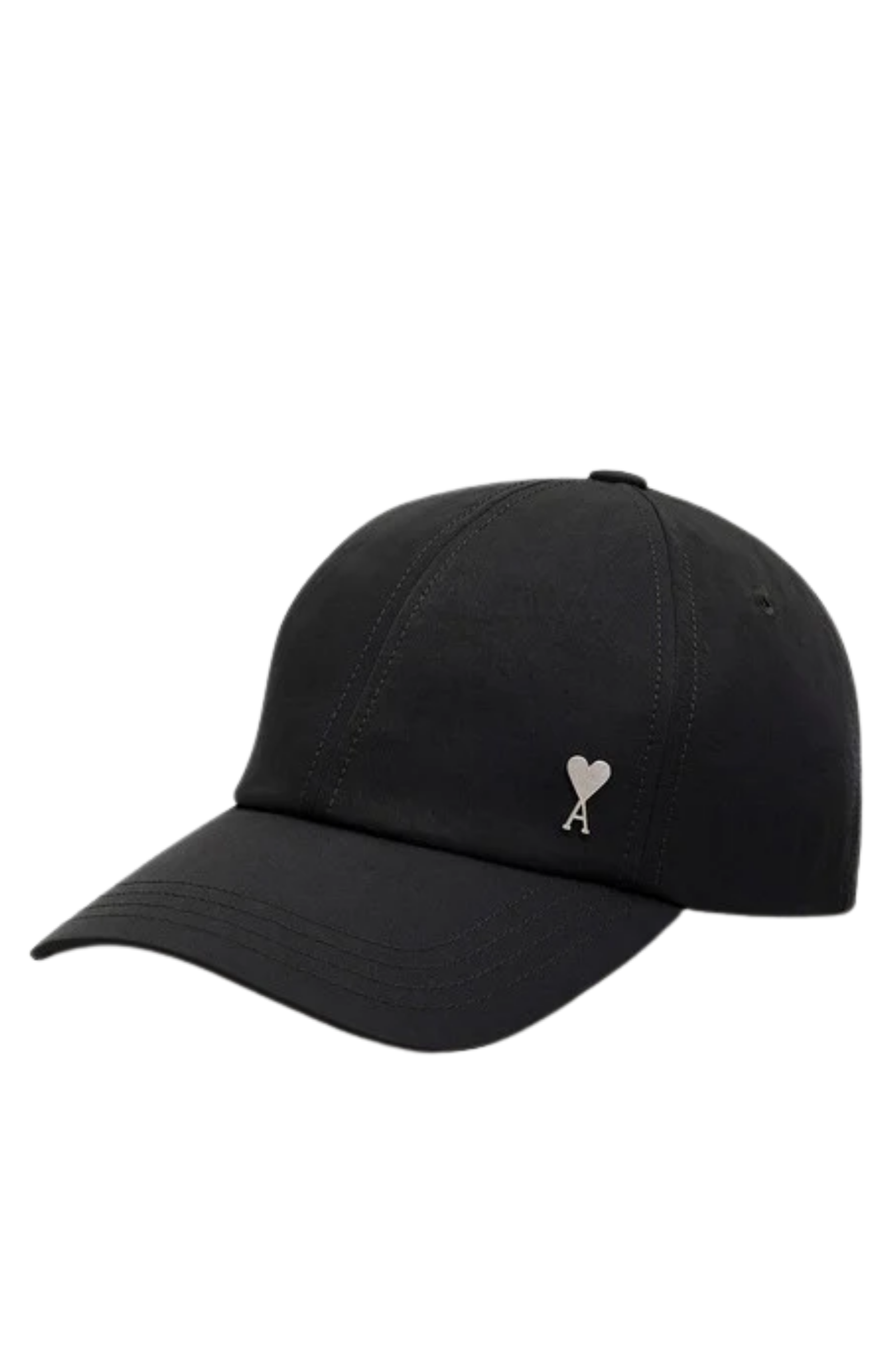 ami-paris-cap-ami-de-coeur-black-fw25-UCP023-PA0007-001